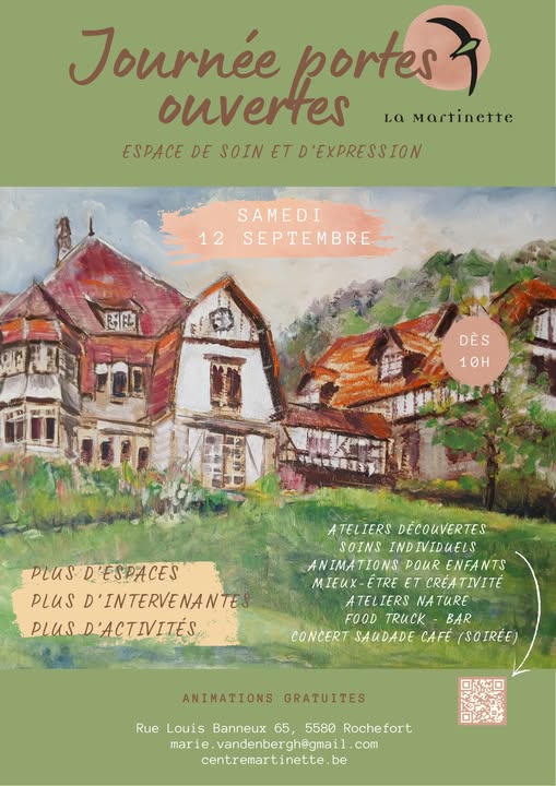 12 septembre : portes ouvertes à la Martinette